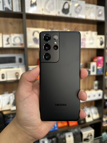 телефон самсунг ультра: Samsung Galaxy S21 Ultra, Б/у, 256 ГБ, цвет - Черный, 1 SIM