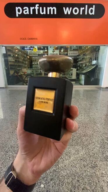 купить винтажные духи в баку: Armani Prive Cuir Noir - Demonstration Tester - 100 ml - 250 azn