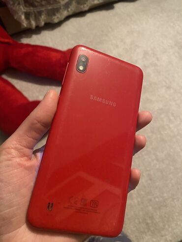 samsung a10 kabrolari: Samsung Galaxy A10, 32 GB, rəng - Qırmızı