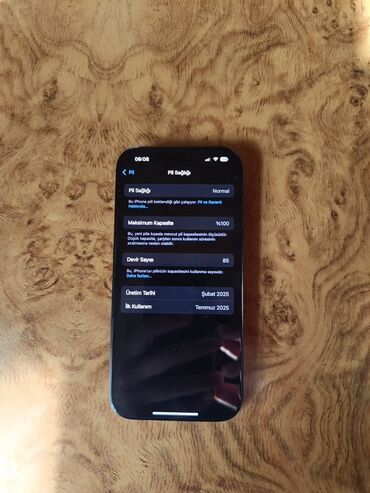 Aş qazanı: IPhone 16 Pro, 128 GB, Qara