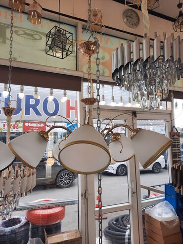 Çilçıraqlar: Çılçıraq, 3 lampa, Metal — 1