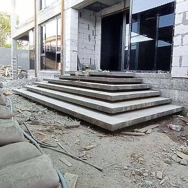 Бетонные лестницы: Бетонная лестница Для дома, Форма лестницы: Винтовая — 1