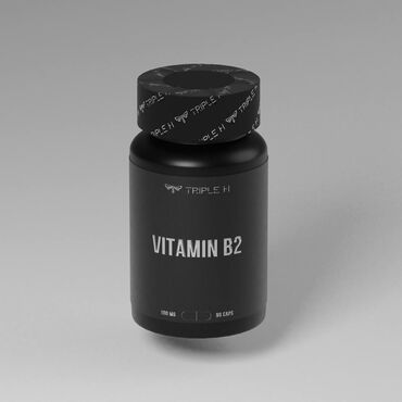 Vitaminlər və BAƏ: VITAMIN B-2 by TRIPLE H Vitamin B-2, biohacker dozalarında aşağıdakı