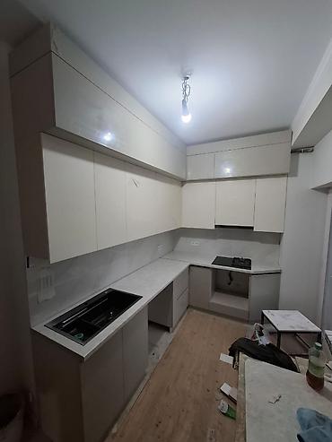 silver kitchen: Кухонный набор на заказ, ЛДСП, По договорённости, Бесплатная доставка, Дизайн, проект — 7