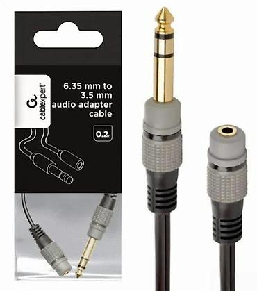 Tehnički kablovi: Audio adapter kabl Cablexpert 6.35 mm (muški TRS) na 3.5 mm (ženski — 3