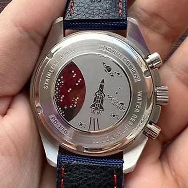 Ručni satovi: PAGANI DESIGN PD-1701 -Plava- Omega Speedmaster Moonwatch Potpuno nov — 12