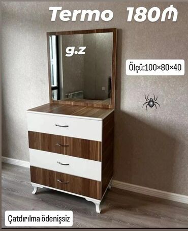 купить двуспальная кровать: Новый, Трюмо at lalafo.az купить двуспальная кровать: Новый, Трюмо