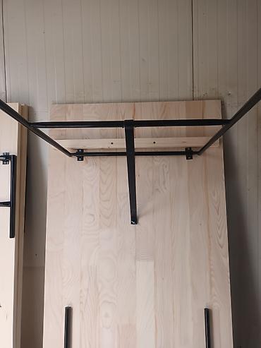 Setovi stolova i stolica: Pivski set 200x90 – drveni sto sa dve klupe. - Dimenzije stola: 200 — 10