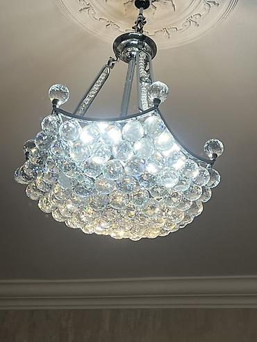 lüstür altı: Çılçıraq, 10 və daha çox lampa, Xrustal — 1