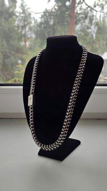 Серебряные цепочки: Массивная Серебряная цепь "Рамзес" 132 гр 55 см Ручная работа — 11