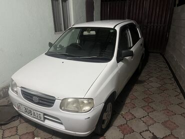авто с последующим выкупом бишкек фит: Suzuki Alto, 4дверный хэтчбек, белый цвет. Характеристики и