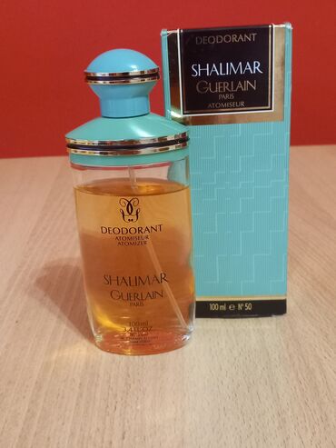 Perfume: Vintage Guerlain Shalimar Paris 100ml, Deodorant Prava retkost. Kod