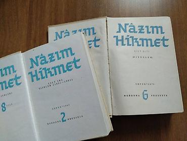 Bədii ədəbiyyat: Nazim Hikmət "Əsərləri" (türkcə) 2-ci (1967) və 6-cı (1971) cildlər — 1