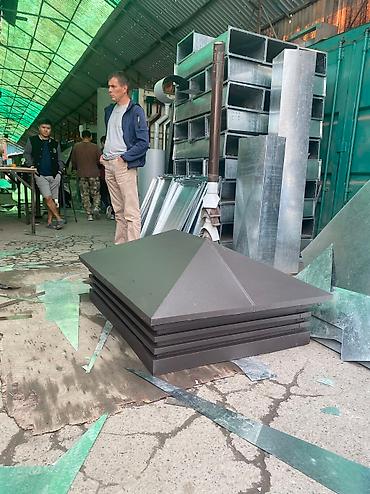 Жестяные работы: Дымаходы и калпакипарапеты — 8