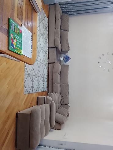 Divan və masa dəstləri: Modul tipli yumşaq divan dəsti - Rəng: qəhvəyi/bej tonları - — 3