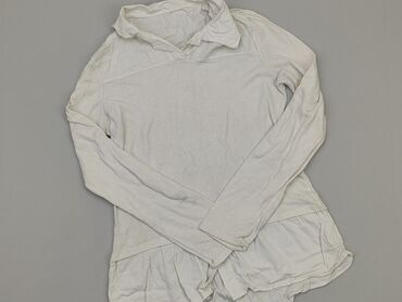 białe bluzki z długim rękawem z dekoltem: Blouse, M (EU 38), condition - Good