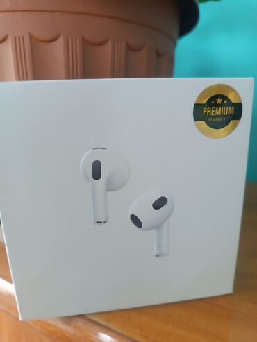 Наушники: Вкладыши, Apple, Новый, Беспроводные (Bluetooth), Классические