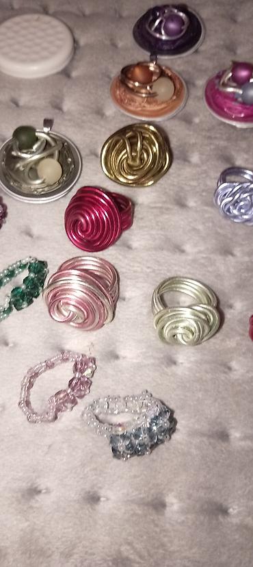 Setovi nakita: Ručno rađen nakit od aluminijumske žice i perli - Kolekcija unikatnih — 12
