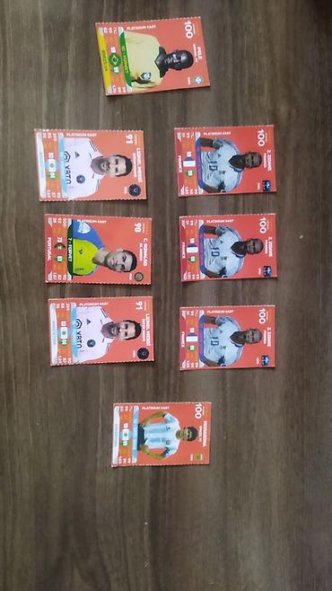 e futbol: Məhsul: Futbolçu kolleksiya kartları dəsti (Platinum Kart seriyası) — 3
