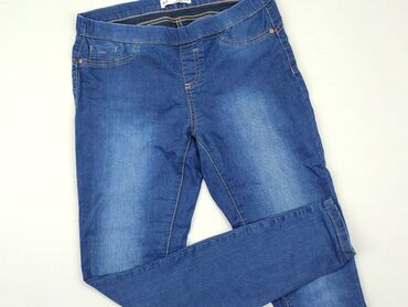 spódniczka biała jeansowe: Jeansy, L, stan - Dobry