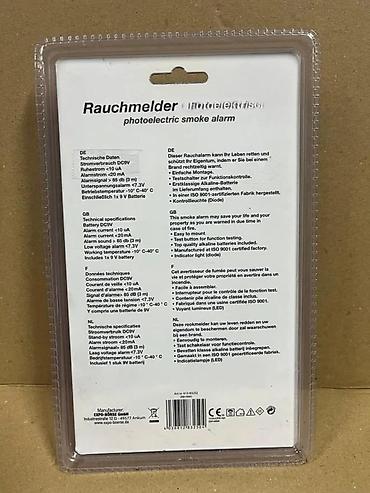 Oprema i sredstva za zaštitu: Fotoelektrični detektor dima – Rauchmelder Opis: - Fotoelektrični — 4