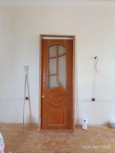 Ağac interyer qapısı - Material: ağac (polad olmayan), təbii şpon
