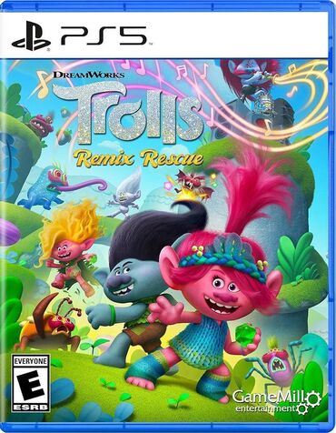 Игры для PlayStation: Оригинальный диск !!! DreamWorks Trolls Remix Rescue — яркая и