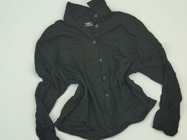 czarne eleganckie bluzki: Koszula Damska, Bershka, S, stan - Bardzo dobry