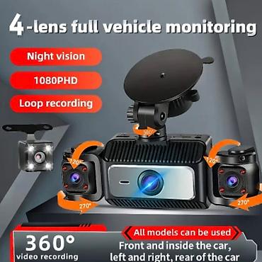 multistar dvr: 4 linzalı avtomobil DVR sistemi – 360° video qeydi Xüsusiyyətlər: - 4 — 2