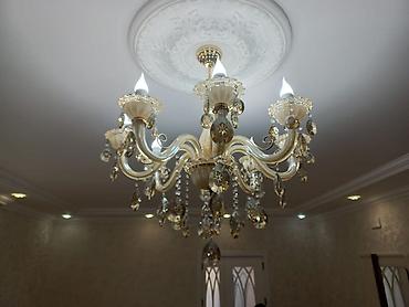 Çılçıraq, 6 lampa, Şüşə