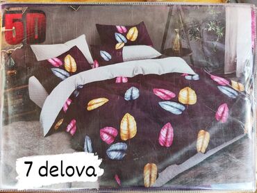 Posteljina: Posteljine matirani satenski pamuk Set sadrzi 7 delova: Cena: 3200 din — 13