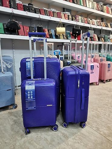 Çamadanlar: Endirimli 3lü Dəst silikon sınmayan çamadanlar Dəst olaraq endirimlə — 3