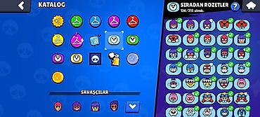 Aksesuarlar: Brawl Stars oyun hesabı – Rozet Kataloqu - Oyun: Brawl Stars - Bölmə — 1