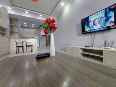 Посуточная аренда квартир: 1 комната, Душевая кабина, Постельное белье, Кондиционер — 7