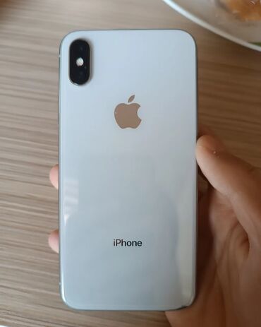 Техника и электроника: IPhone X, 64 ГБ, Белый, Face ID