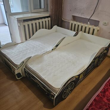 Детские односпальные кровати: Детская односпальная кровать, Для мальчика, С матрасом, ДСП at lalafo.kg Детские односпальные кровати: Детская односпальная кровать, Для мальчика, С матрасом, ДСП