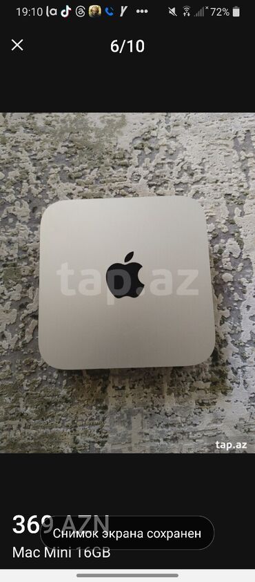 Masaüstü kompüterlər və iş stansiyaları: Mac Mini İ7 Proccesor 16 GB RAM 2 TB yaddas ideal veziyetde Mouse — 4