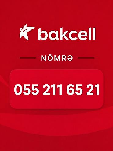 Bakcell nömrə - Operator: Bakcell - Prefiks: 055 - Nömrə: 055 211 65
