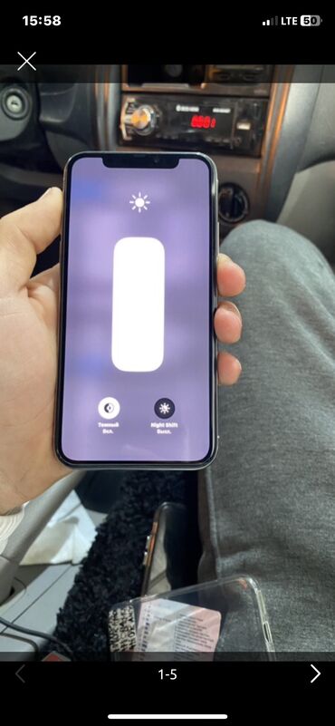 принеси старый телефон получи новый: IPhone X, Колдонулган, 64 ГБ, Каптама, Кабель, 100 %