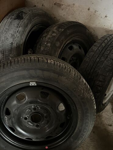 Диски: Железные Диски R 14 Hyundai, Комплект, отверстий - 4, Б/у