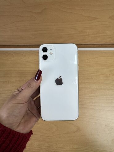 iphone 12 bakı: IPhone 11, 64 GB, Ağ, Zəmanət, Face ID