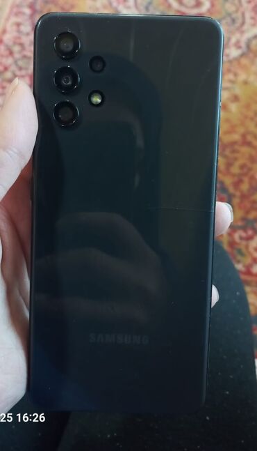 Samsung: Samsung Galaxy A32, 128 GB, rəng - Qara, Barmaq izi