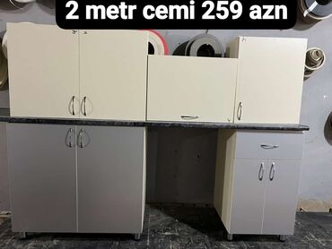 Komodlar: Metbex mebeli bir basa anbardan satir mebel hazirda eldedir 2 metrdir