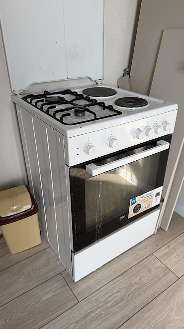 Электрические плиты: Продаю Газоэлектрическую плиту Beko 5 конфорок, с электродуховкой — 4