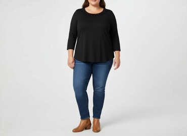 bluzki z koronką plus size: Lane Bryant, Women's blouse, size 5XL