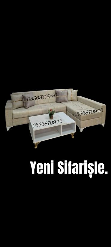 Sifarişlə divanlar: Künc divan, Qonaq otağı üçün, Parça, Bazasız, Açılan, Kitab — 15