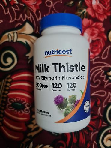 Nutricost Milk Thistle — пищевая добавка с экстрактом расторопши. - at lalafo.kg — 1 Nutricost Milk Thistle — пищевая добавка с экстрактом расторопши. - — 1