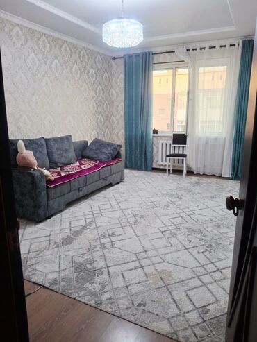 токмоктон квартира керек: 2 комнаты, 74 м², 106 серия, 9 этаж, Косметический ремонт
