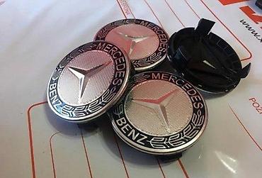 Ratkapne: ČEPOVI POKLOPCI ZA FELNE MERCEDES 75 MM - CRNI - ORIGINALNI | — 2