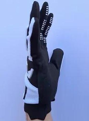 Oprema za bicikliste: FOX motocross/biciklističke rukavice – crno/belo - Lagane i — 18